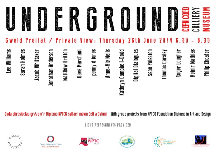 UNDERGROUND INVITE Back